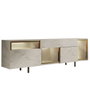 Hanah Home Soporte para TV Norm - Travertino, Gold
